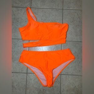 Neon Orange Bikini